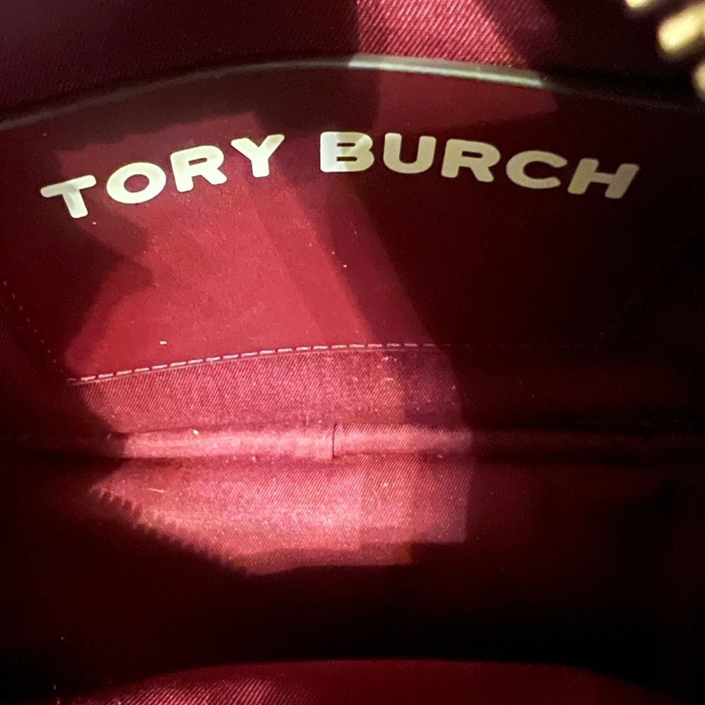 Tory Burch Gemini Link Burgundy Crossbody Bag - Picture 3 of 3